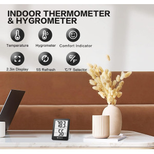 DOQAUS Digital Hygrometer & Thermometer - Fast, Accurate Indoor Humidity Monitor