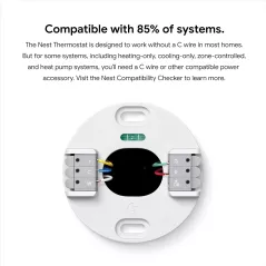 Google Nest Thermostat - Thermostat Intelligent Programmable WiFi