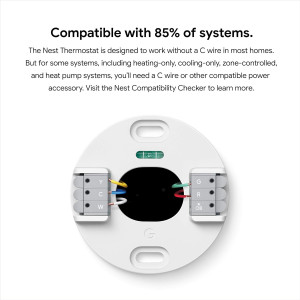 Google Nest Thermostat - Smart Programmable WiFi Thermostat for Home