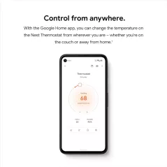 Google Nest Thermostat - Thermostat Intelligent Programmable WiFi