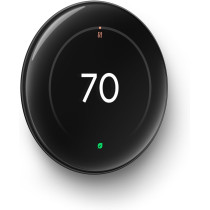 Google Nest Learning Thermostat 4th Gen + Temperature Sensor 2nd Gen - Obsidian