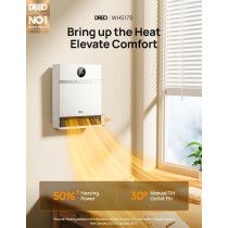 Dreo Smart Wall Heater with Remote, Alexa, Adjustable Thermostat & Timer
