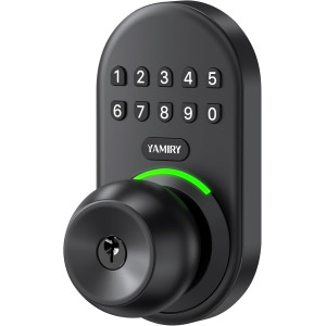 Yamiry Keypad Smart Door Knob Lock – Keyless Digital Front Door Handle