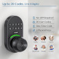 Yamiry Keypad Smart Door Knob Lock with Handle, Keyless Electronic Code Entry for Front Door, Easy Install