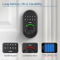 Yamiry Keypad Smart Door Knob Lock with Handle, Keyless Electronic Code Entry for Front Door, Easy Install