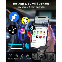 IIWEY N5 4-Channel 360° Dash Cam with Night Vision & 128GB SD Card