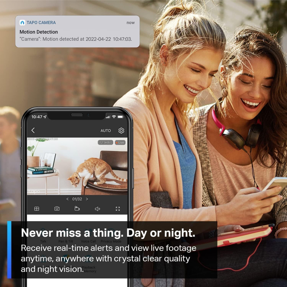 TP-Link Tapo C200 Security Camera – 1080P Baby & Pet Monitor with Alexa