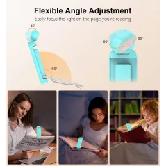 Lampe de Lecture Rechargeable Gritin - Protection des Yeux