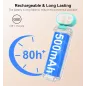 Lampe de Lecture Rechargeable Gritin, 3 Températures, 5 Niveaux, Compacte, Clip Bleu pour Lecteurs