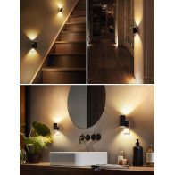 L LOHAS LED Night Light 2 Pack, Dimmable 3000K Soft White with Sensor