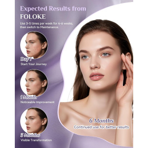 FOLOKE Red Light Therapy Mask for Face & Neck – USB C Rechargeable