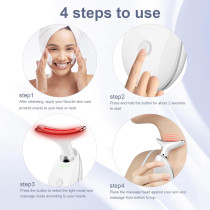 7-Color LED Facial Massager for Face & Neck | Portable Skin Care Tool