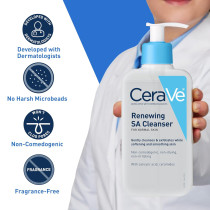 CeraVe Renewing Salicylic Acid Cleanser with Hyaluronic Acid – 8 oz