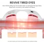Under Eye Red Light Therapy Glasses - Lightweight Eye Massager for Dark Circles, Puffiness & Fine Lines