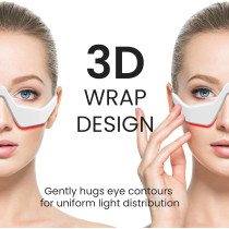 Under Eye Red Light Therapy Glasses for Dark Circles & Fine Lines