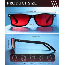 ANYLUV Blue Light Glasses for Men & Women – Eye Strain & Gaming Protection