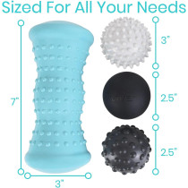 Vive Massage Ball Set (4pcs) – Relief for Foot Pain & Muscle Therapy
