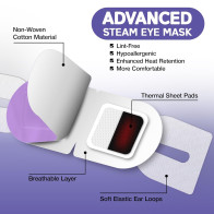 Steam Eye Mask 16 Pack - Self Heating Warm Compress for Dry Eye Relief