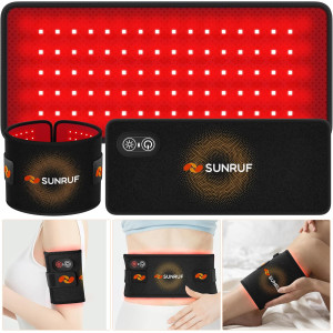 Portable Cordless Red Light Therapy Pad 660&850nm for Pain Relief