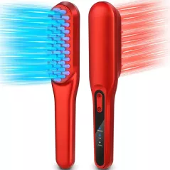 Peigne Laser Croissance Cheveux Rouge - Traitement Unisexe