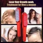 Peigne Laser de Croissance des Cheveux Rouge - Traitement pour Hommes et Femmes (1 pièce)