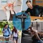 TOLOCO Pistolet de Massage Profond, 10 Têtes, Ultra Silencieux, Portable, Noir - Pour Athlètes et Relaxation