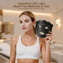 Rechargeable Red Light Therapy LED Face Mask for Comfortable Home Use