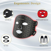 Red Light Therapy Mask for Face & Neck | 7-Color Anti-Aging LED Mask