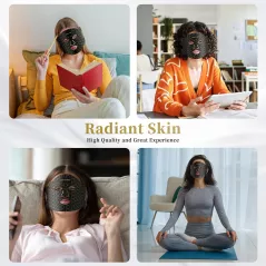 Masque LED visage 850nm NIR anti-âge, fermeté & éclat