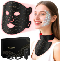 Red Light Therapy Mask for Face & Neck | 7-Color Anti-Aging LED Mask