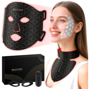 Masque LED visage 850nm NIR anti-âge, fermeté & éclat