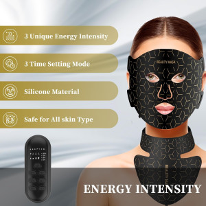 Red Light Therapy Mask for Face & Neck | 7-Color Anti-Aging LED Mask