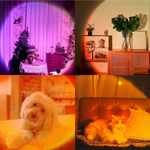 Sunset Lamp Projection with 21 Colors, 180° Rotation & APP Control