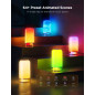 Govee RGBIC Smart Table Lamp 2 - Touch, Alexa & Matter Compatible, 64 Scene Modes, Color Changing LED Bedside Light