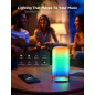 Govee RGBIC Smart Table Lamp 2 - Touch, Alexa & Matter Compatible, 64 Scene Modes, Color Changing LED Bedside Light