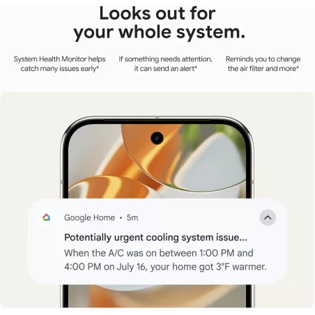 Thermostat Google Nest 4 + Capteur Température 2 Obsidian