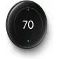 Thermostat Google Nest Learning 4ème Gén + Capteur Température Nest 2ème Gén - Obsidian