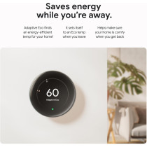 Thermostat Google Nest 4 + Capteur Température 2 Obsidian