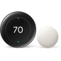Google Nest Learning Thermostat 4th Gen with Nest Temperature Sensor 2nd Gen - Obsidian Black Google Nest Learning Thermostat 4th Gen with Nest Temperature Sensor 2nd Gen - Obsidian Black