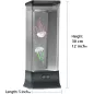 COLORLIFE Lampe de Table Méduse Électrique à Lumière Changeante pour Enfants et Adultes - Noir