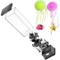 COLORLIFE Lampe de Table Méduse Électrique à Lumière Changeante pour Enfants et Adultes - Noir