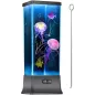COLORLIFE Lampe de Table Méduse Électrique à Lumière Changeante pour Enfants et Adultes - Noir