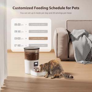 IMIPAW 3L Automatic Cat Feeder – Timed, Programmable, Dual Power