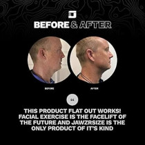 Jawzrsize Pop 'N Go Jaw Exerciser – Tone Face, Jaw & Neck, Reduce Stress