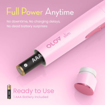Painless Facial Hair Remover for Women | Electric Eyebrow Trimmer Pink