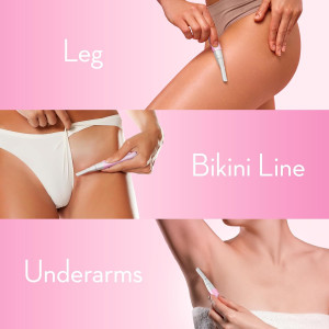 Painless Facial Hair Remover for Women | Electric Eyebrow Trimmer Pink