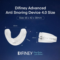 Advanced Anti Snoring Device 4.0 Clear – Custom-Fit Comfortable Mouthpiece