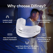Advanced Anti Snoring Device 4.0 Clear – Custom-Fit Comfortable Mouthpiece