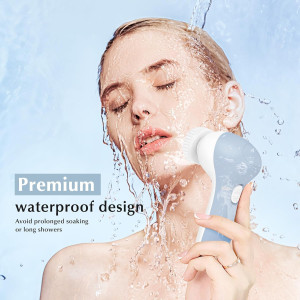 COSLUS 2-in-1 Silicone Facial Cleansing Brush | Waterproof Exfoliating Spa