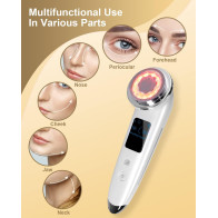 Electric 4-in-1 Face Massager | Anti-Aging Skin Firming Tool (White)